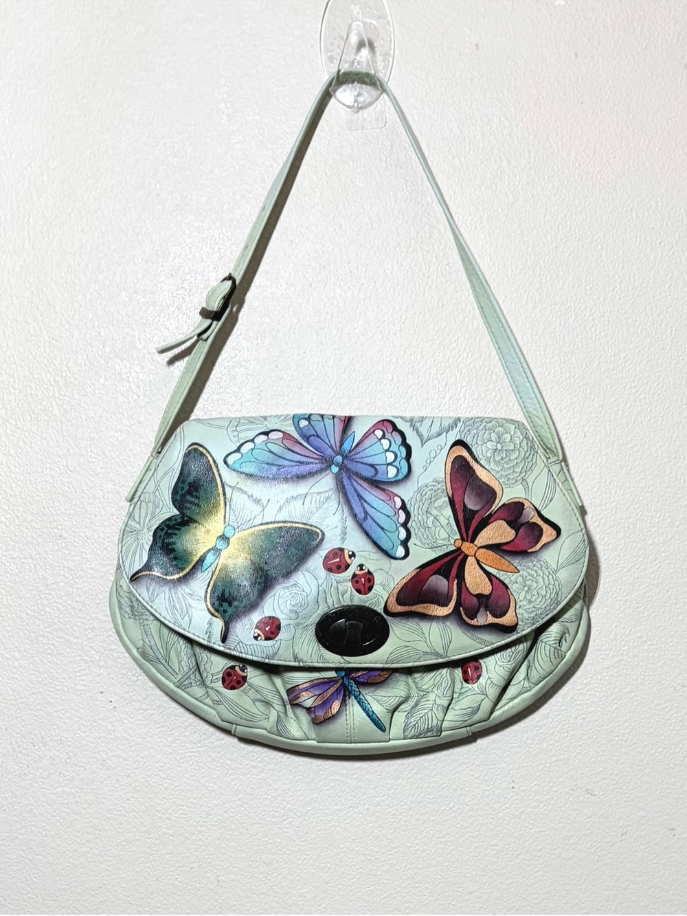 Anuschka Leather Butterfly Bag